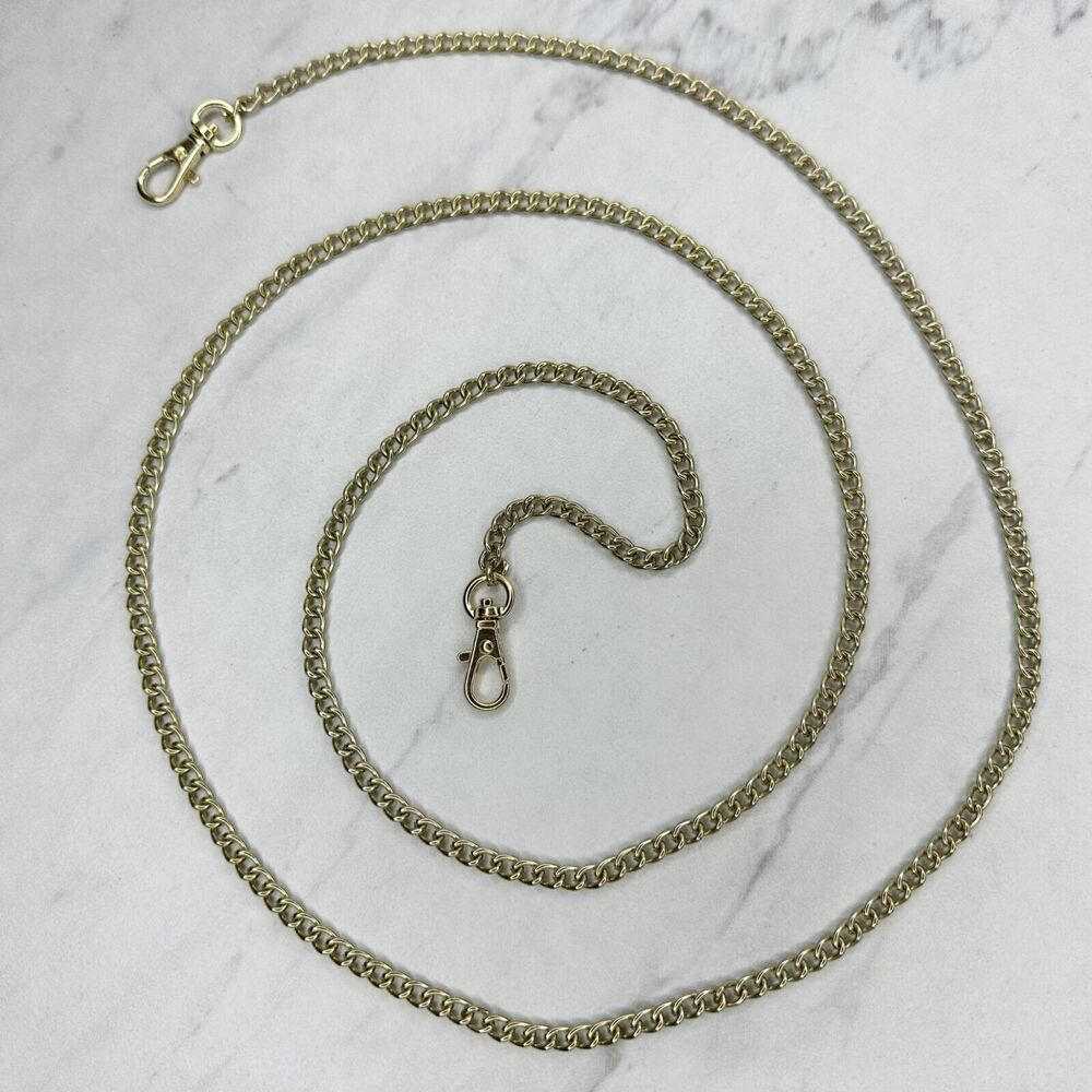 Gold Tone Skinny Chain Link Handbag Strap Replacement Crossbody ✨